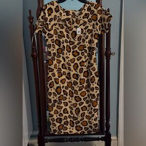 Disney Parks Dress Shop Disney's Animal Kingdom Leopard Print Dress M